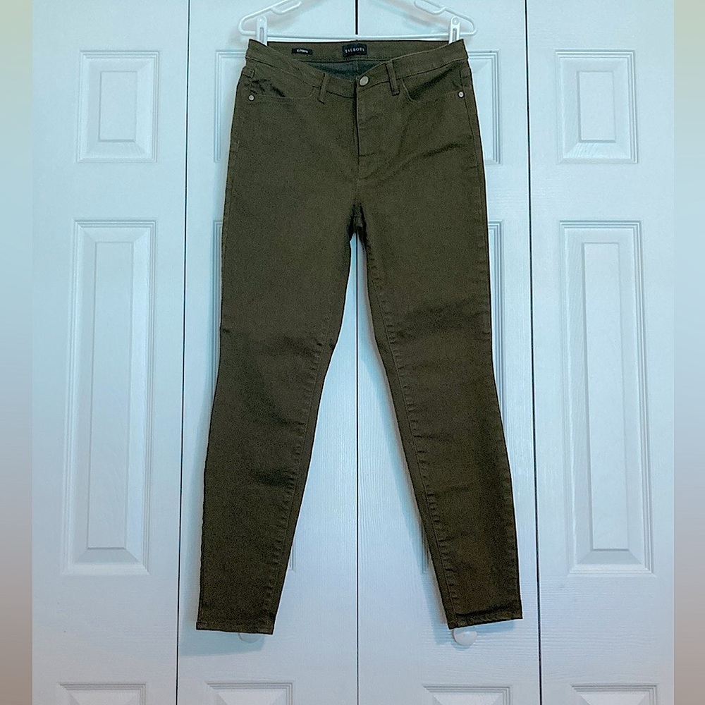 Talbots Olive Green Jeggings Comfortable Fit